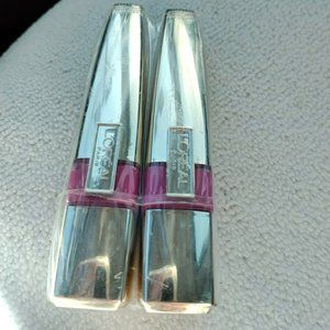 New Sealed Double Pack Loreal Caresse Wet Shine Stubborn Plum